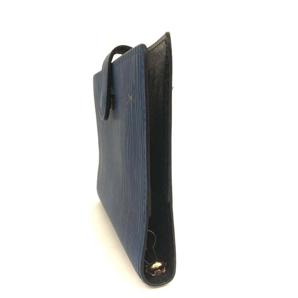 Louis Vuitton Epi Agenda PM Leather Notebook Cover Blue CA0928