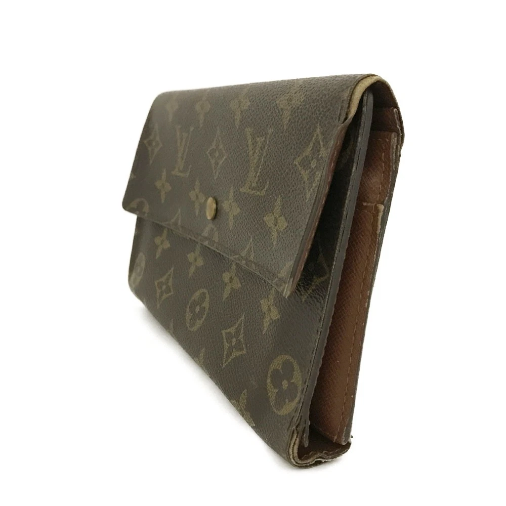 EGA Louis Vuitton Monogram Pochette Passeport Trifold Wallet Brown/9CG0901