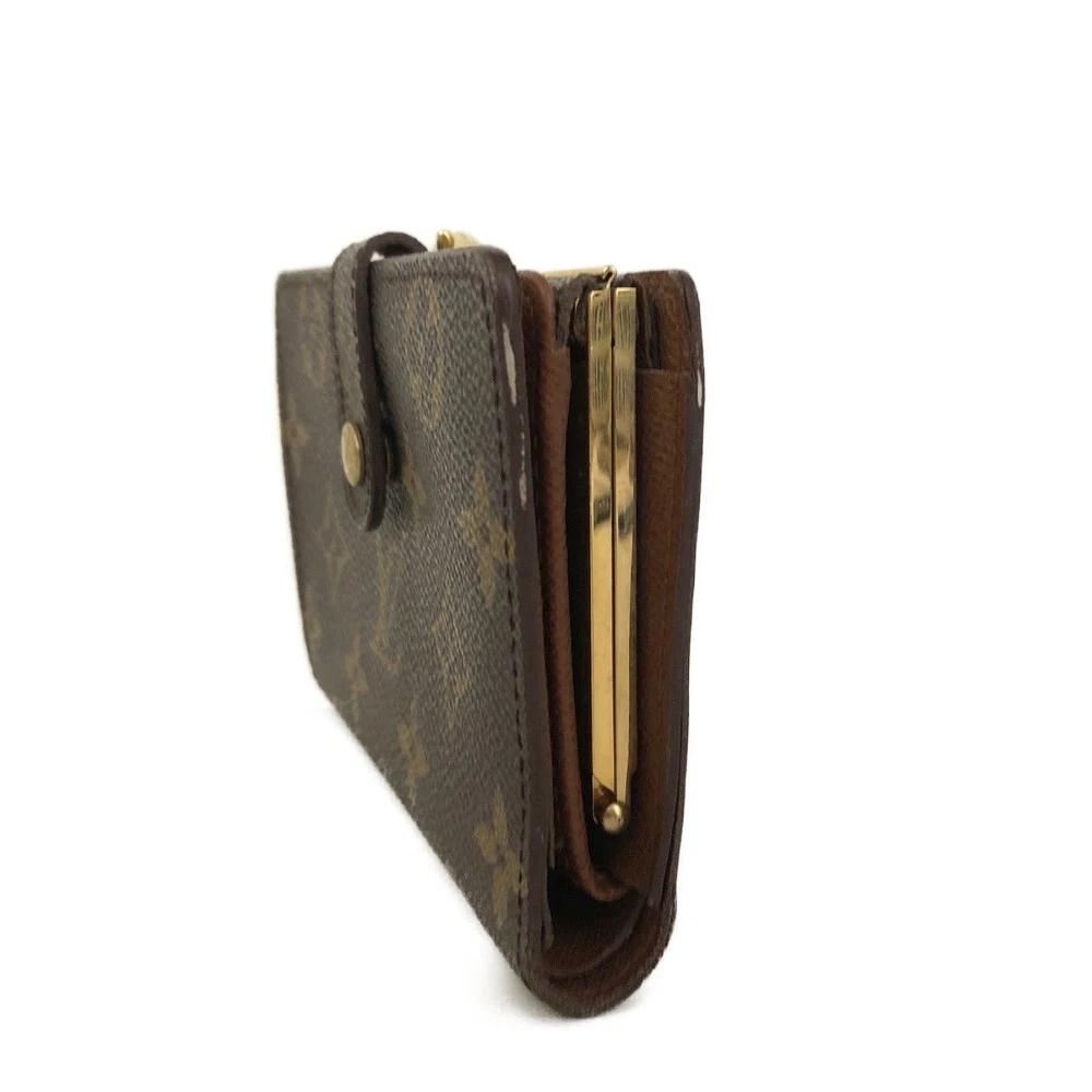 $750 1998 Louis Vuitton Monogram Porte Monnaie Billets Viennois Bifold Wallet MI1918