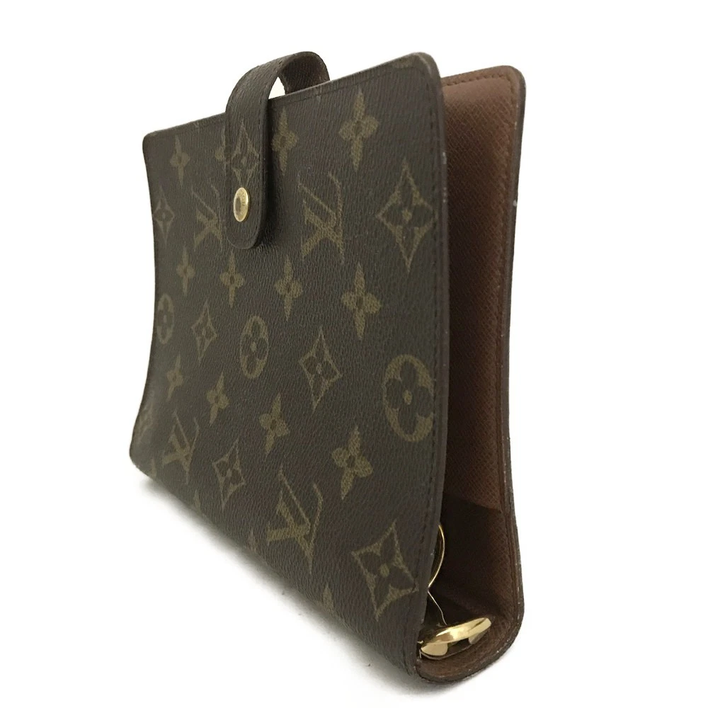 Louis Vuitton Monogram Agenda MM Notebook Cover Brown