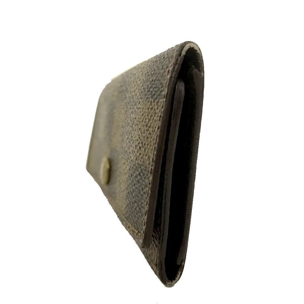 Louis Vuitton Damier Multicles 4 Ring Key Case Black  TH0010