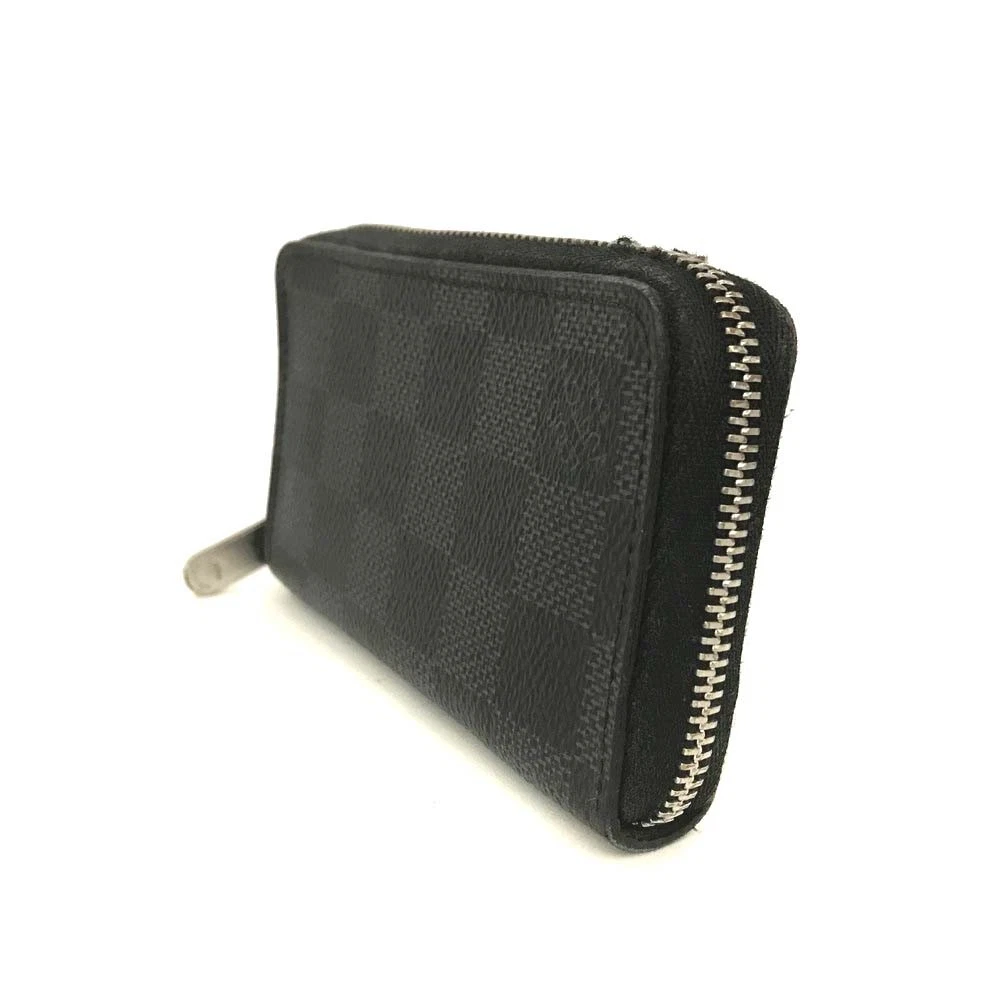 Louis Vuitton Damier Graphite Zippy Zip Coin Purse Wallet
