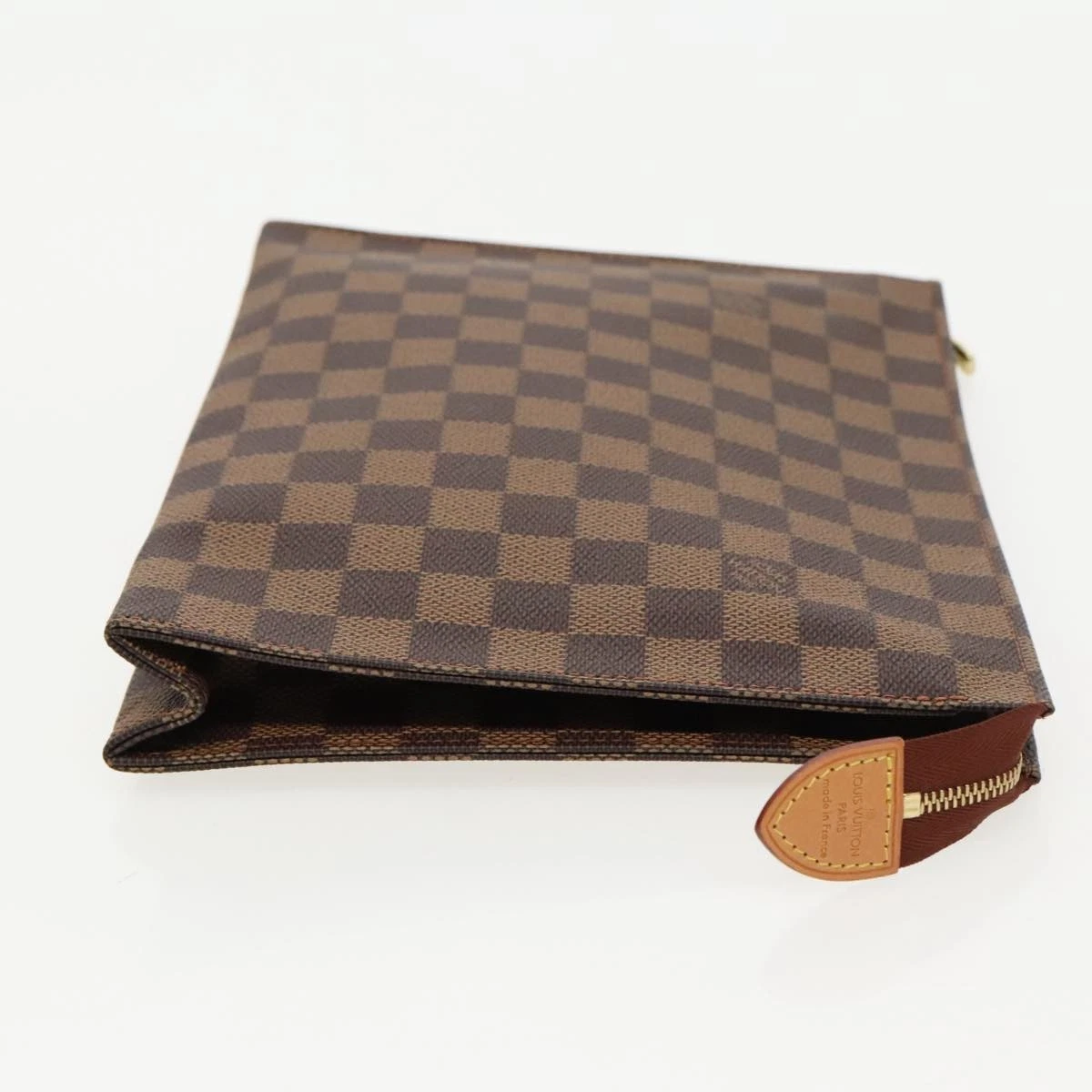 $760 1996 LOUIS VUITTON Damier Ebene Toiletry Pouch 26 TH0956
