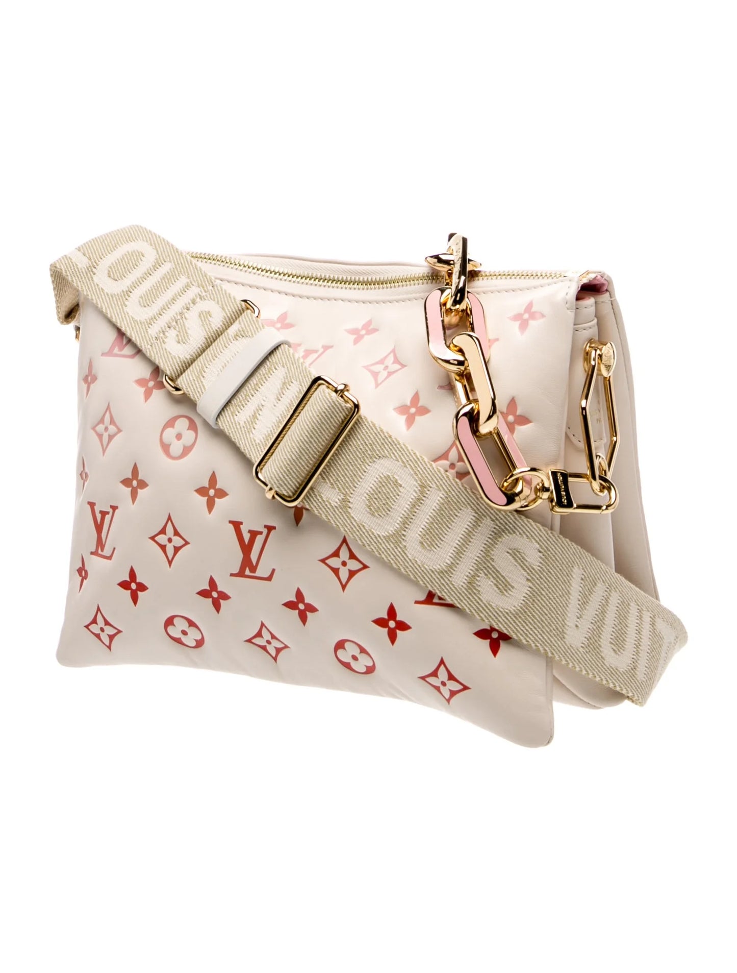 $5100 2021 Louis Vuitton Monogram Sunrise Aquarelle Coussin PM