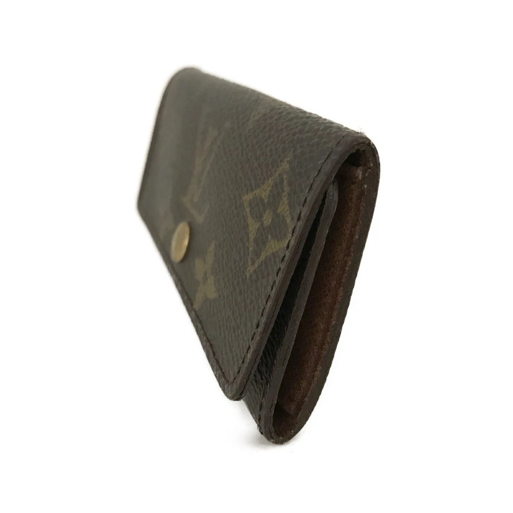 $345 Louis Vuitton Monogram Multicles 4 Ring Key Case Brown SD0916