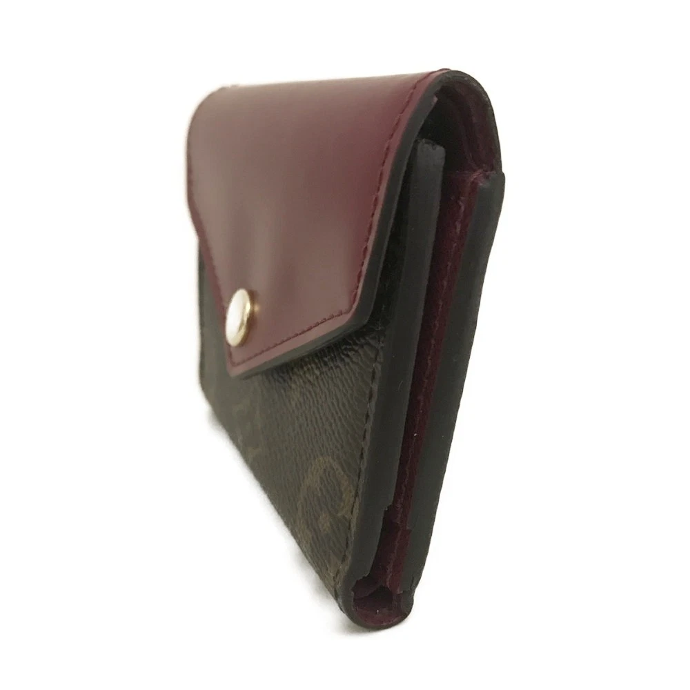 $535 RFID Louis Vuitton Monogram Zoe Wallet Fuchsia