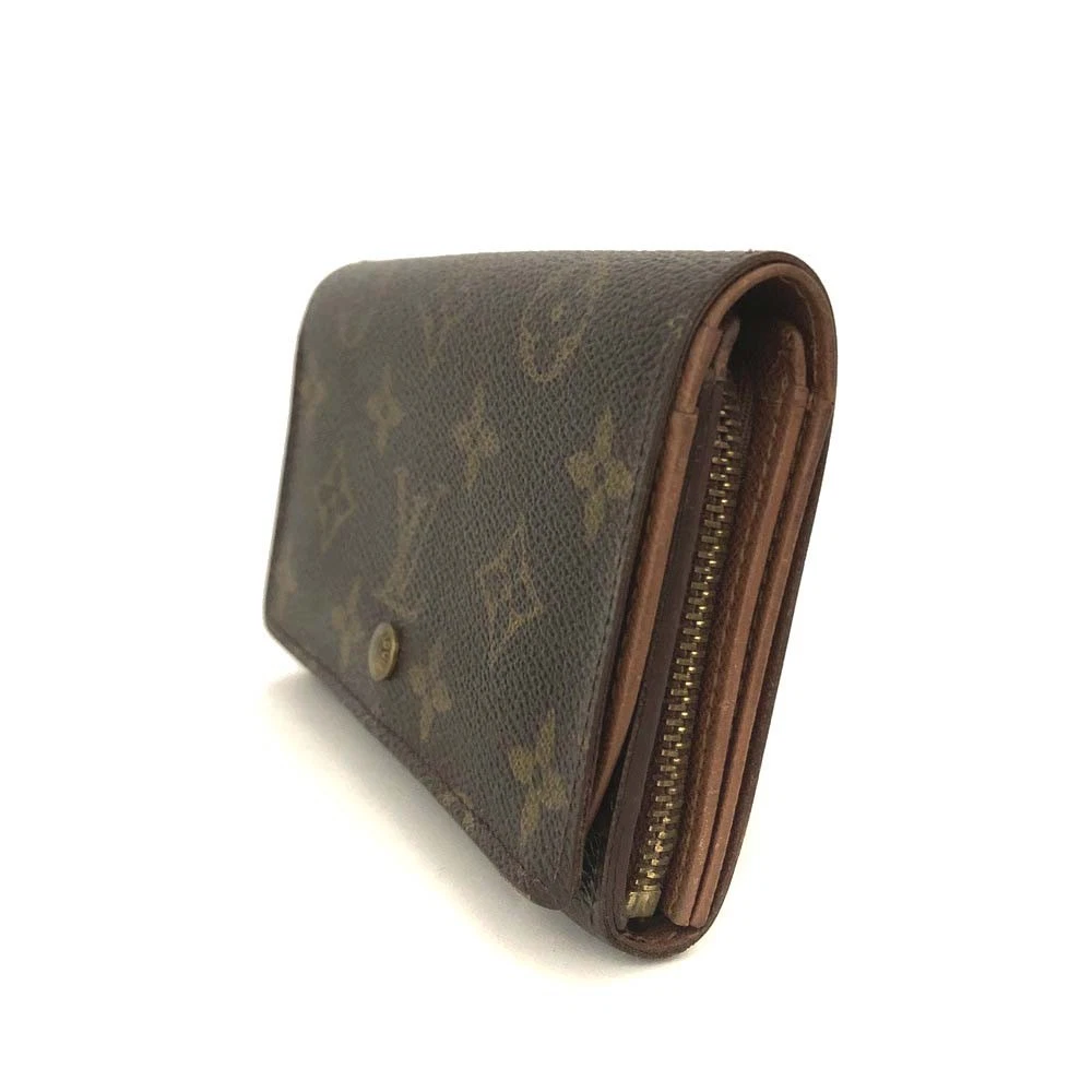 Louis Vuitton Monogram Porte Monnaie Billets Tresor Bifold Wallet RA0969