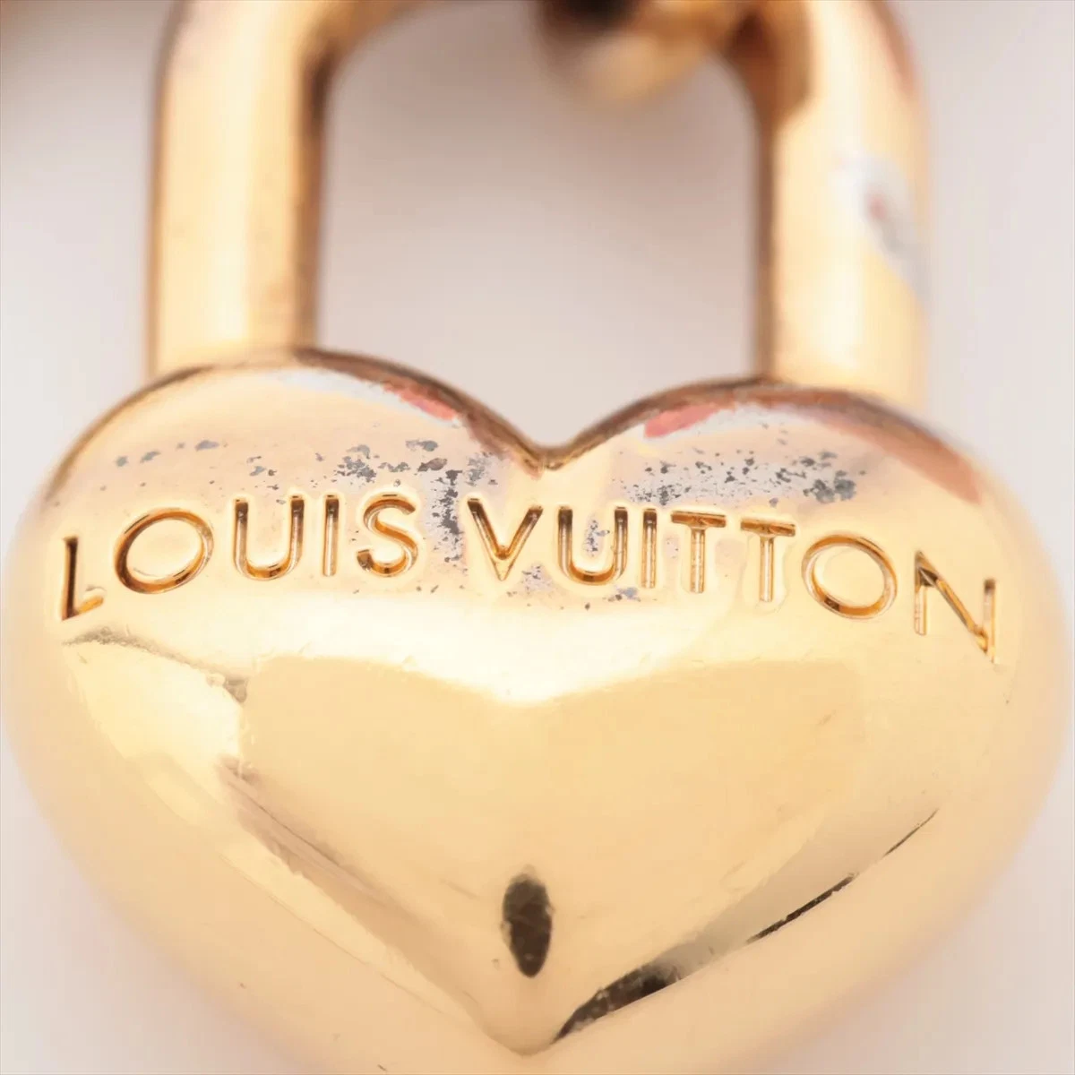 Louis Vuitton M01554 micro charm LV heart AK4283 Charm Resin x GP Gold x pink