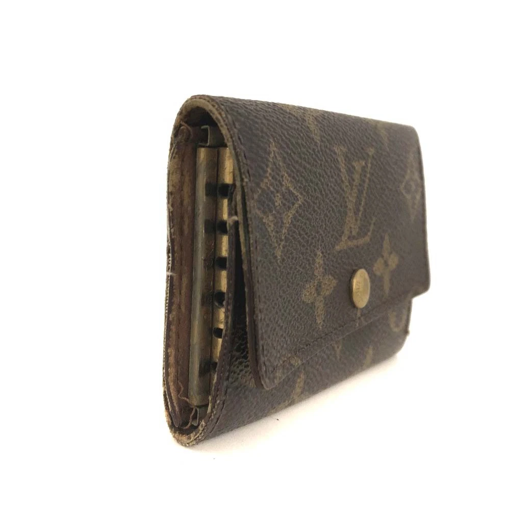 $345 1998 Louis Vuitton Monogram Multicles 6 Ring Key Case Brown TH0928