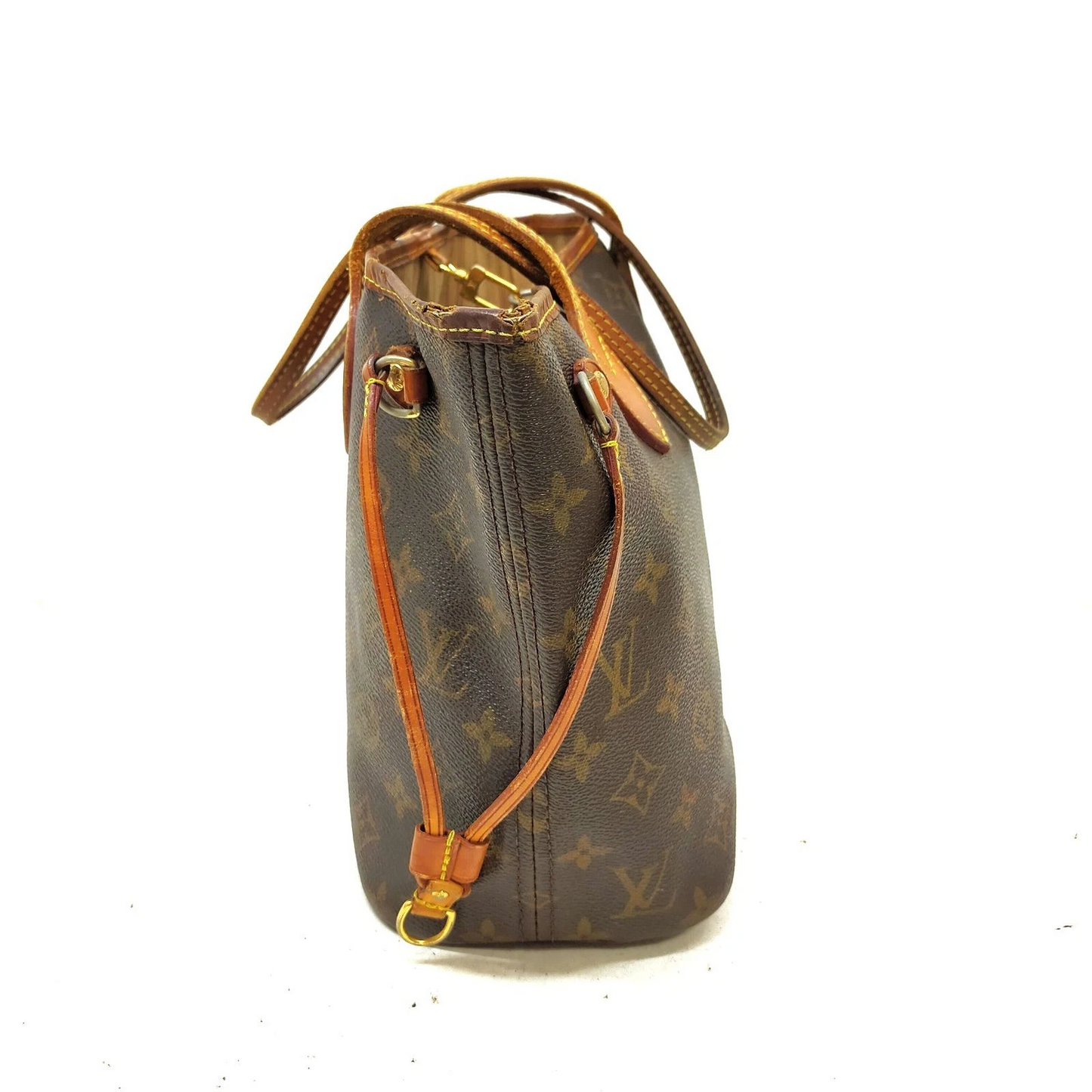 $2100 Louis Vuitton LV Tote Bag Neverfull PM Brown Monogram