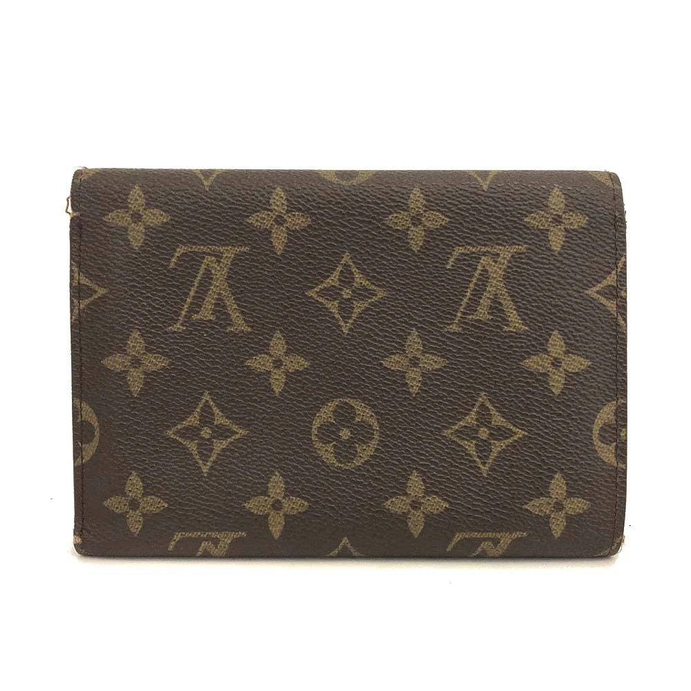 Louis Vuitton Monogram Porte Tresor Etui Papiers Trifold Wallet SP0385
