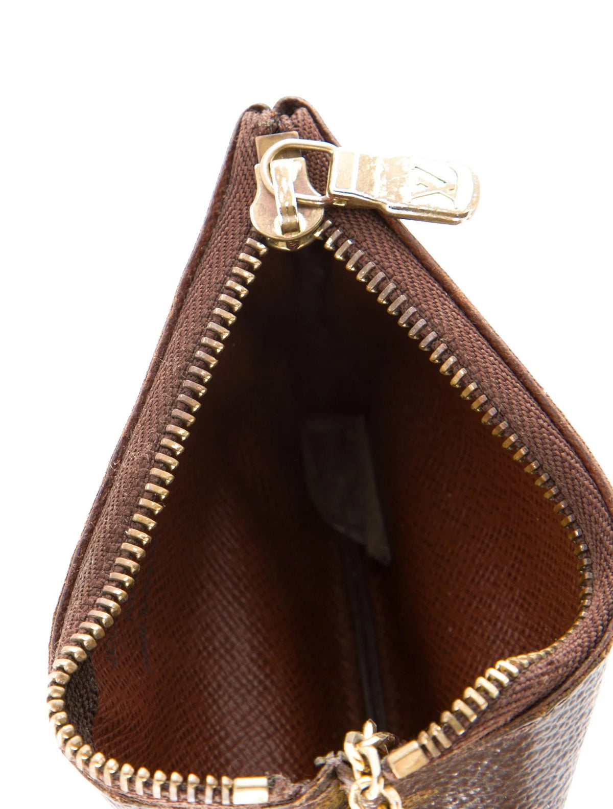 $355 Louis Vuitton Monogram Key Holder Pochette Cles