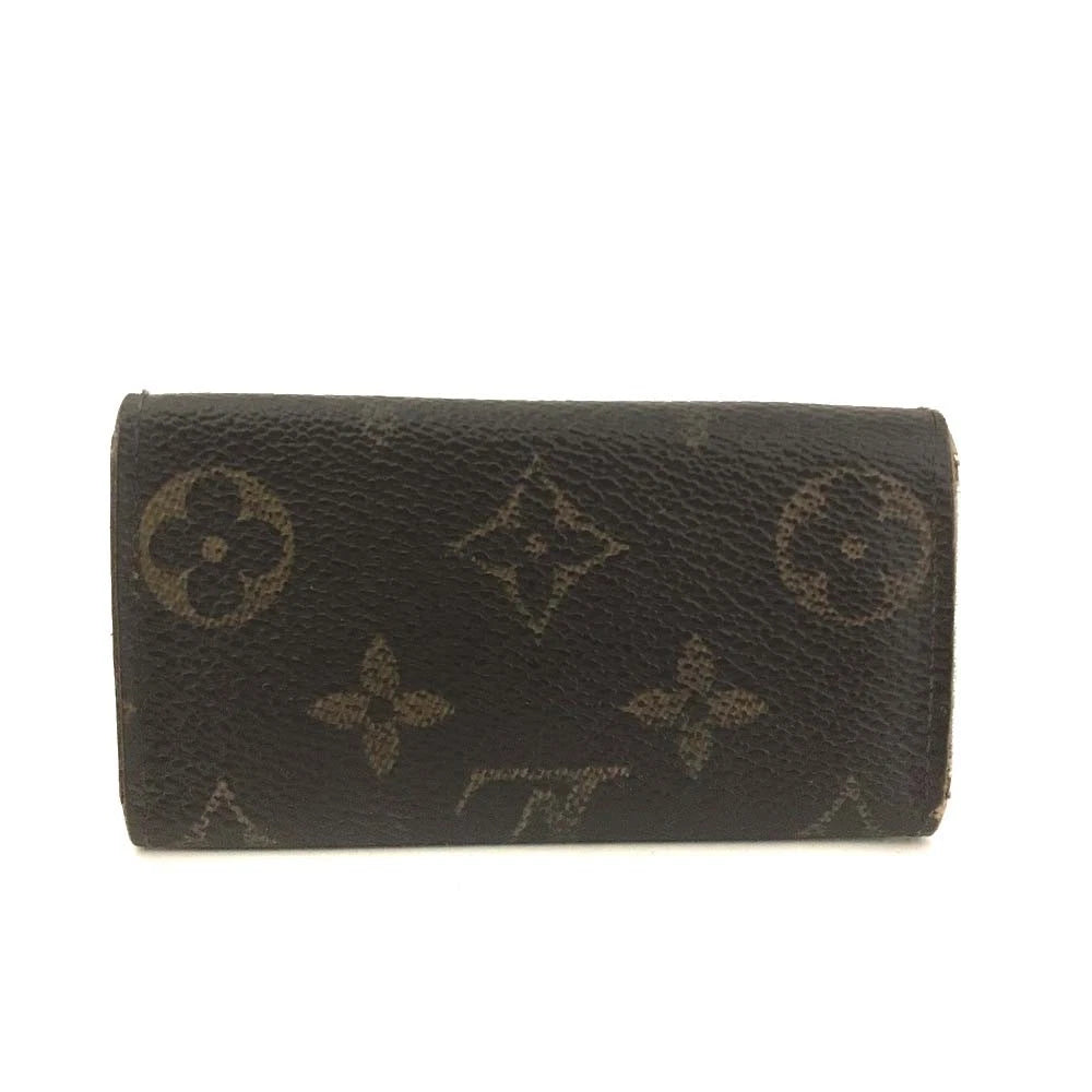 Louis Vuitton Monogram Multicles 4 Ring Key Case Brown TH0033