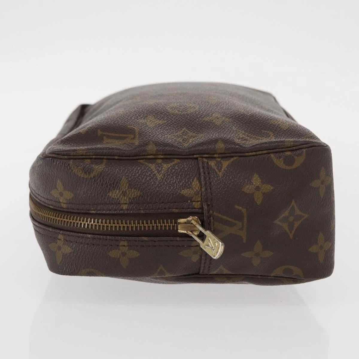 $600 1990 LOUIS VUITTON Monogram Trousse Toilette 28 Clutch Bag NO0930