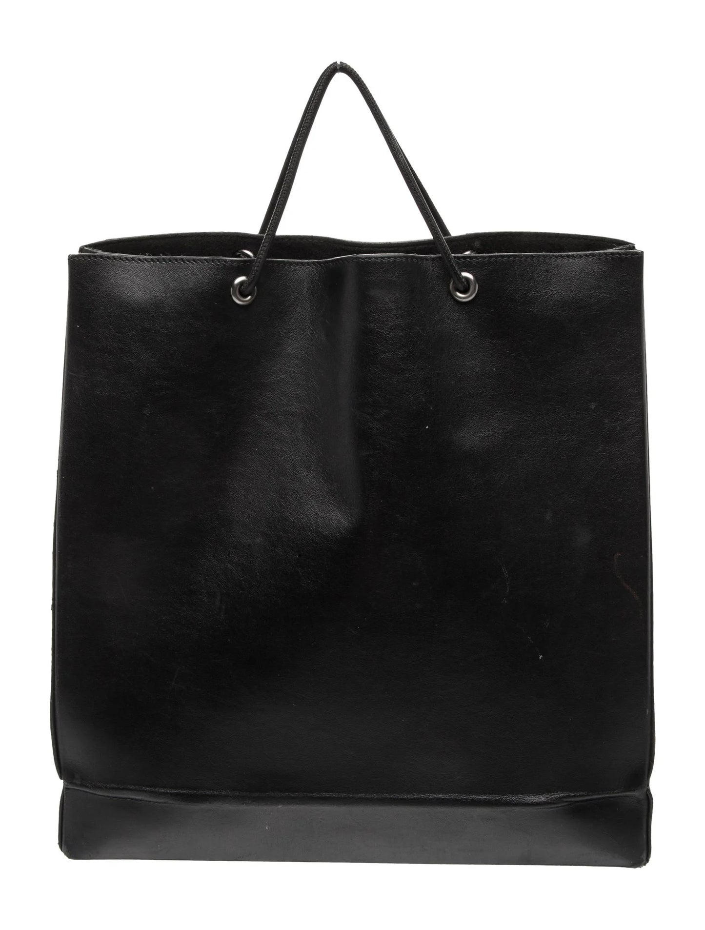 $2750 2021 FENDI Roma Embossed Logo Leather Tote Bag Black Flat Shopping Bag