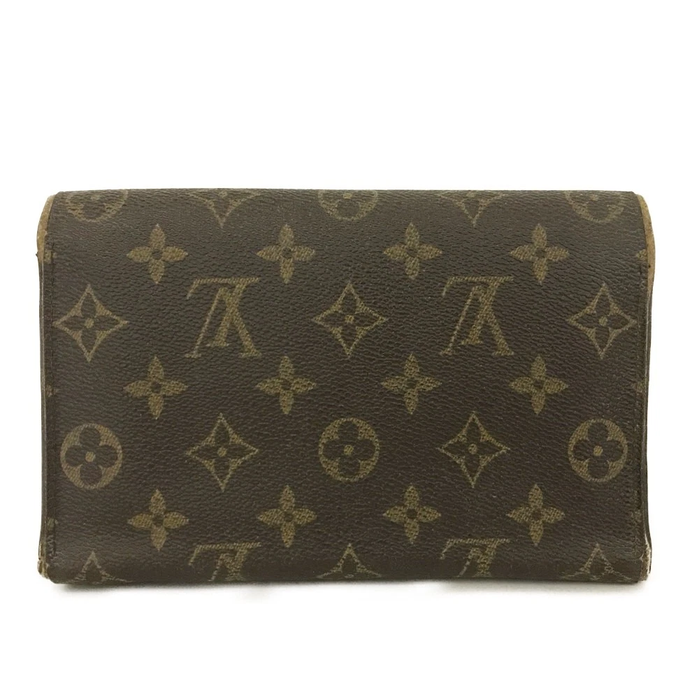 EGA Louis Vuitton Monogram Pochette Passeport Trifold Wallet Brown/9CG0901