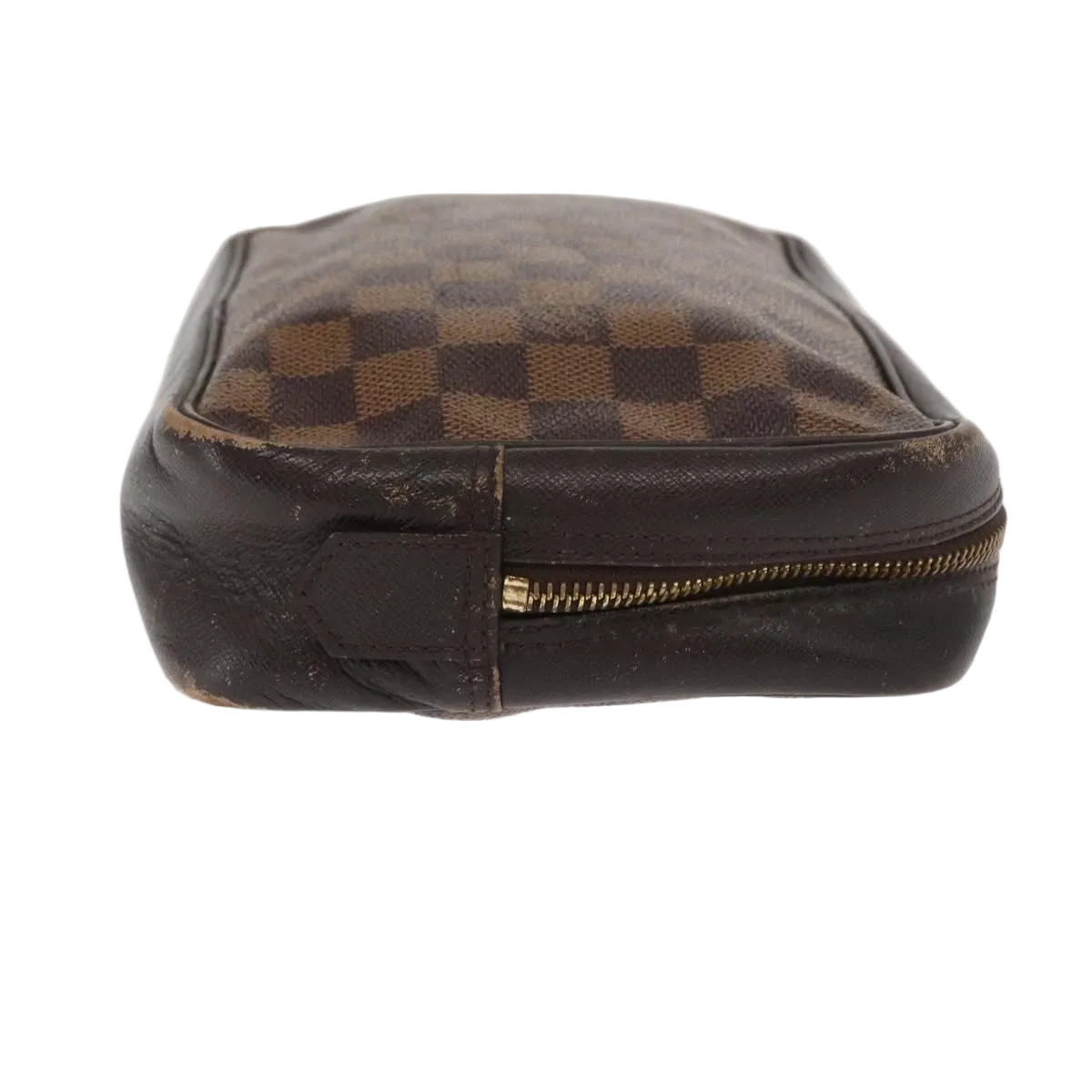 $1130 1998 LOUIS VUITTON Damier Ebene Toiletry Bag 25 CA0968