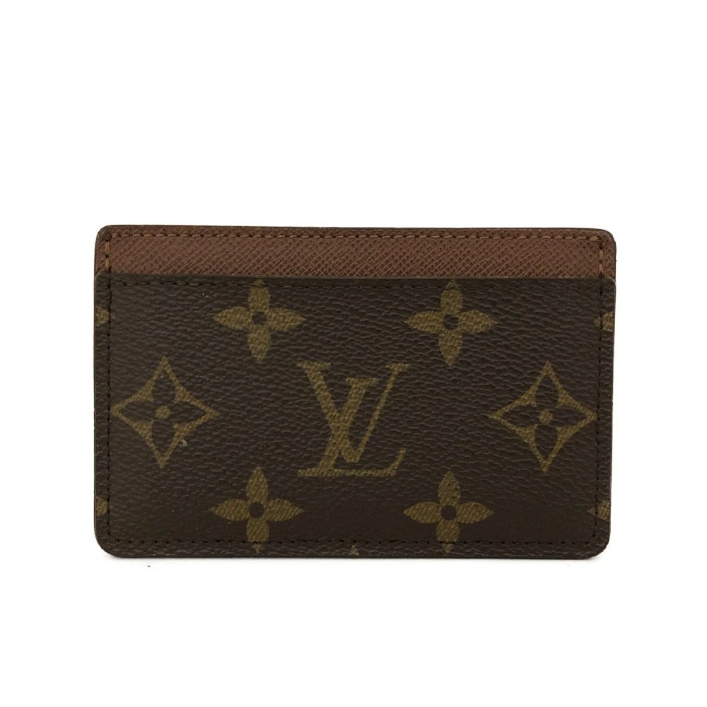 EGA Louis Vuitton Monogram Porte Cartes Sample Card Case Brown/6CG0962