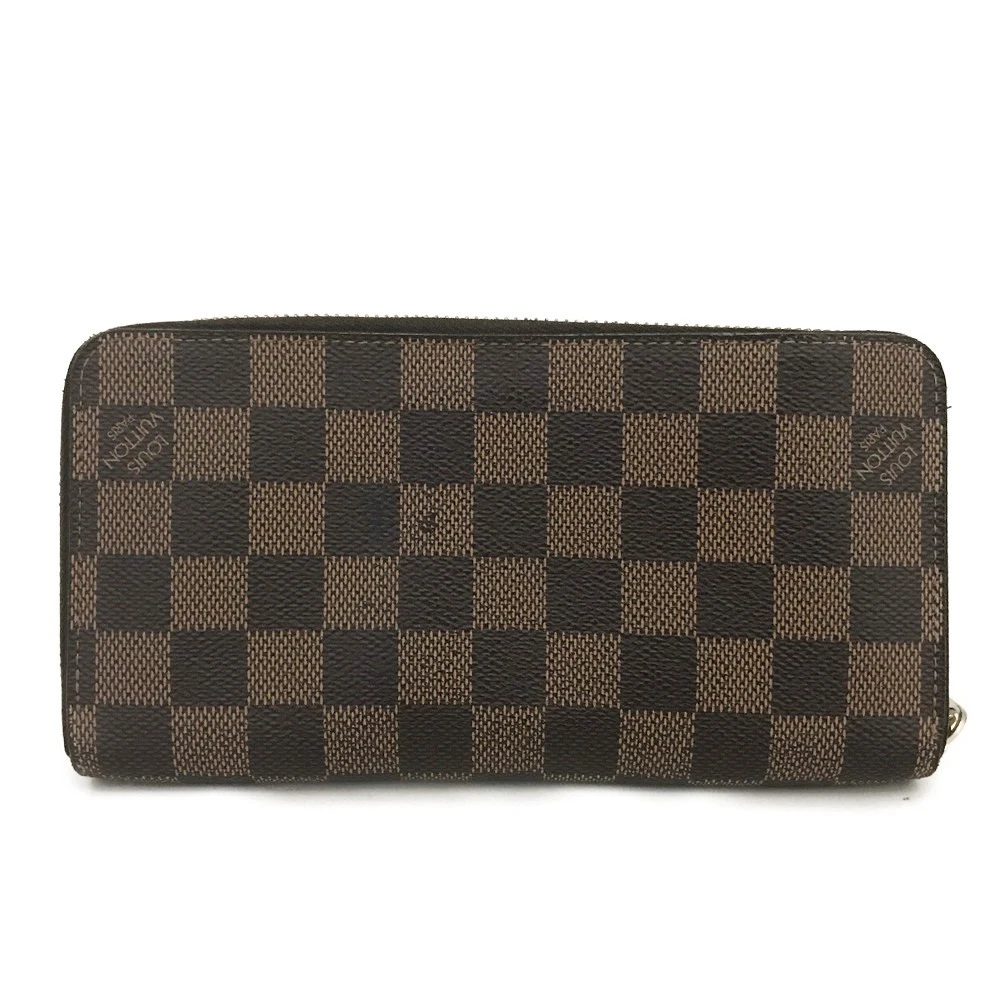 $965 2015 Louis Vuitton Damier Ebene Zippy Wallet CA2185