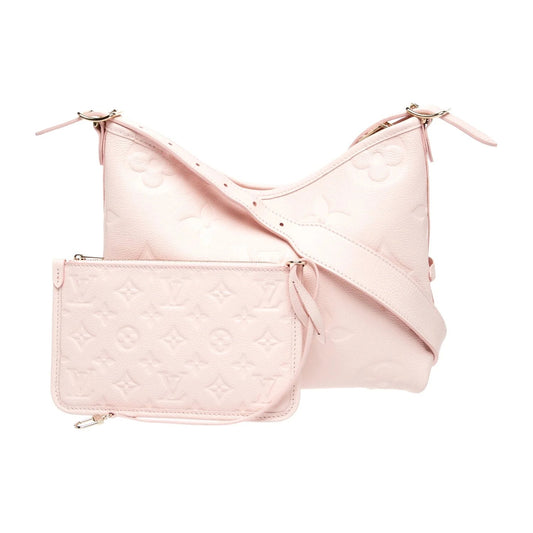 $3350 Louis Vuitton Empreinte Monogram Carryall PM Pink Opale