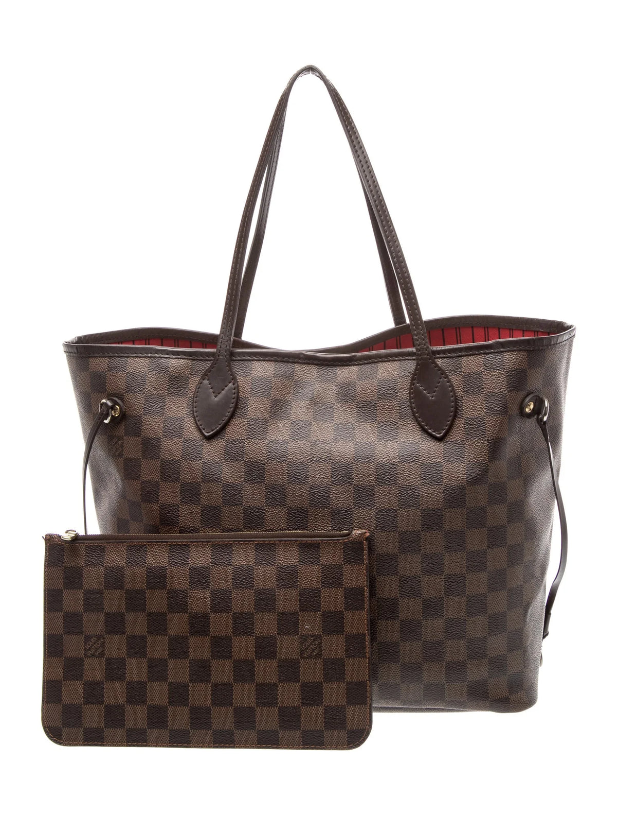 $2240 Louis Vuitton Damier Ebene Neverfull MM 10021107