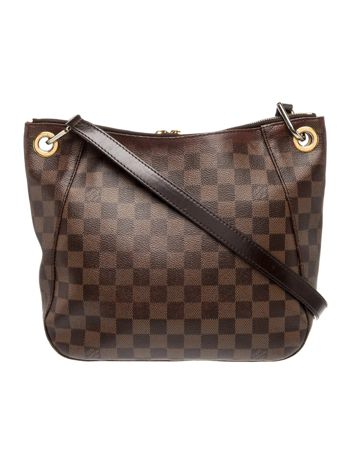 $1,520 Louis Vuitton Damier Ebene South Bank Besace