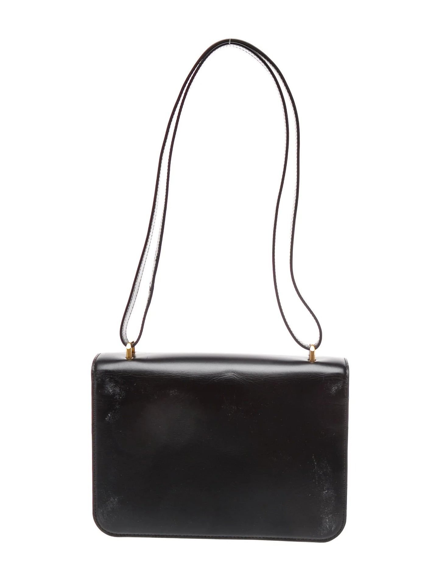 $800 Tory Burch Eleanor Convertible Shoulder Bag Black Gold