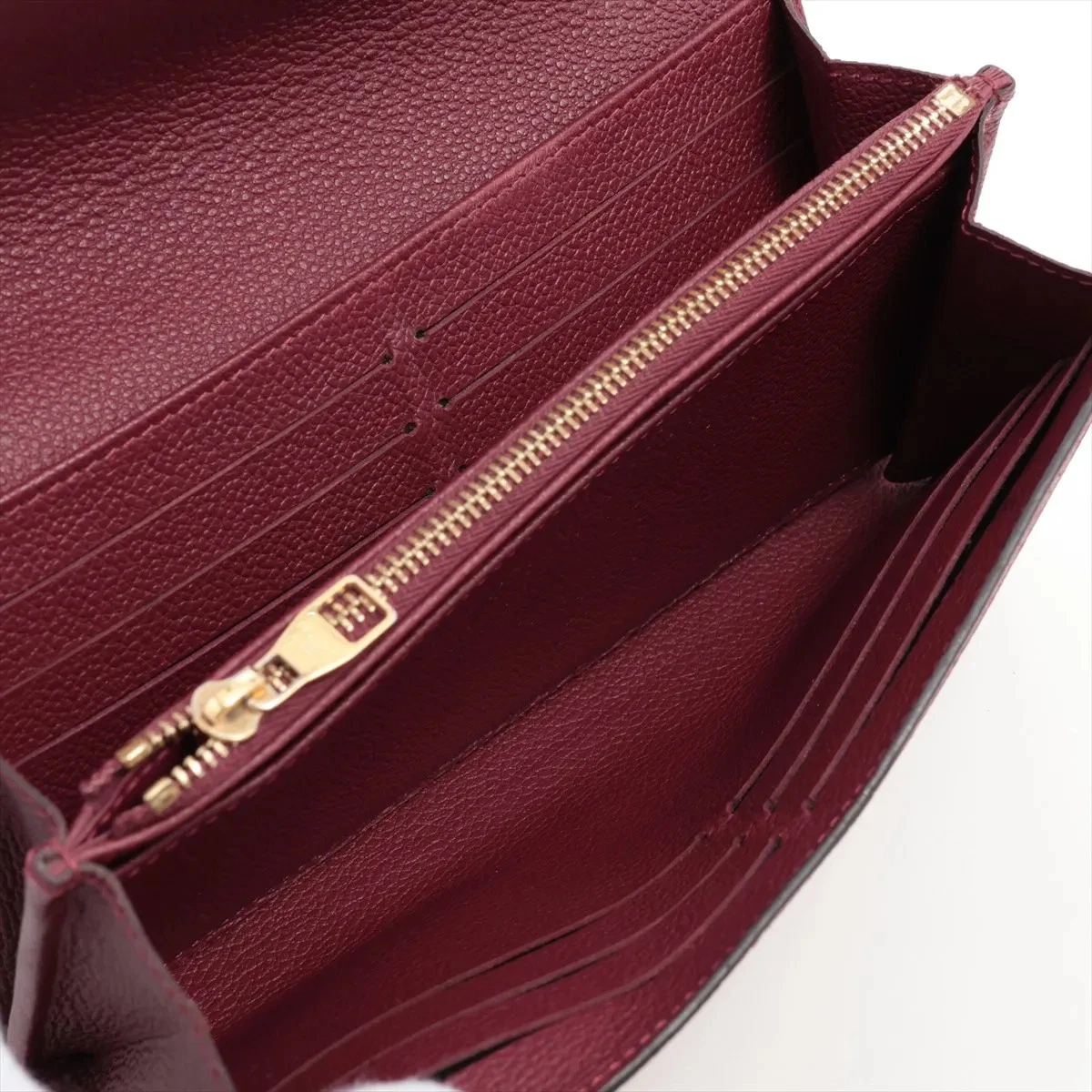 $1030 Louis Vuitton Empreinte Sarah Wallet NM Raisin Long Wallet