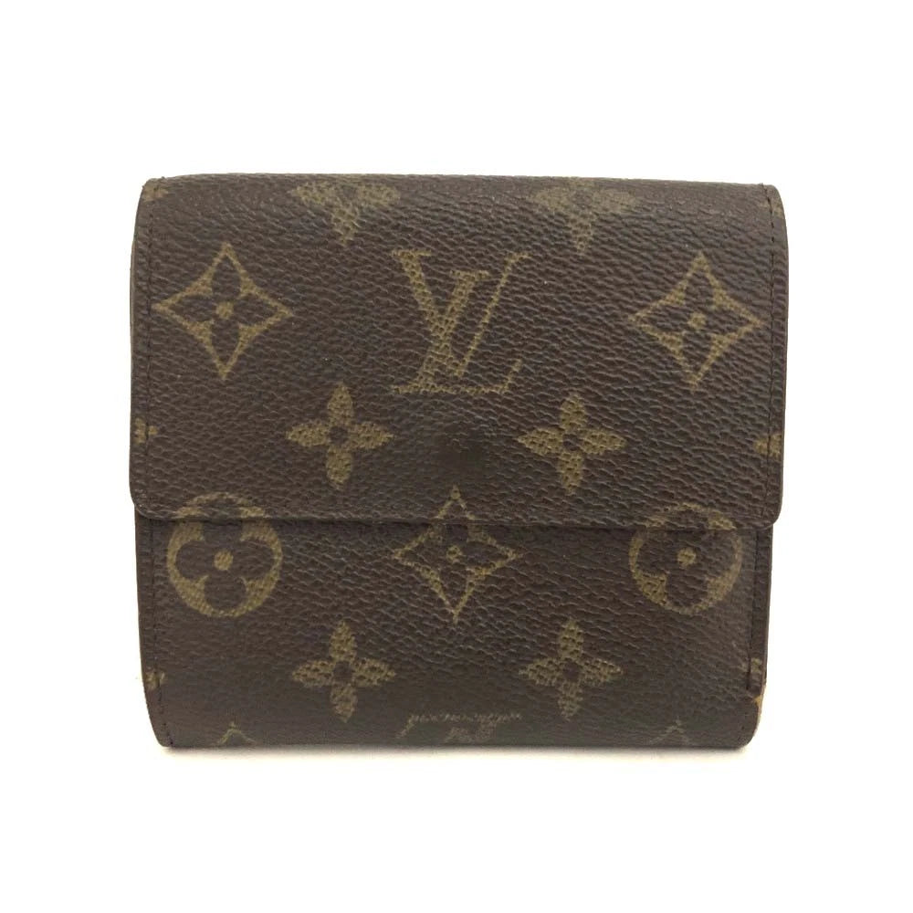 Louis Vuitton Monogram Portefeiulle Elise Trifold Wallet Brown TH0945