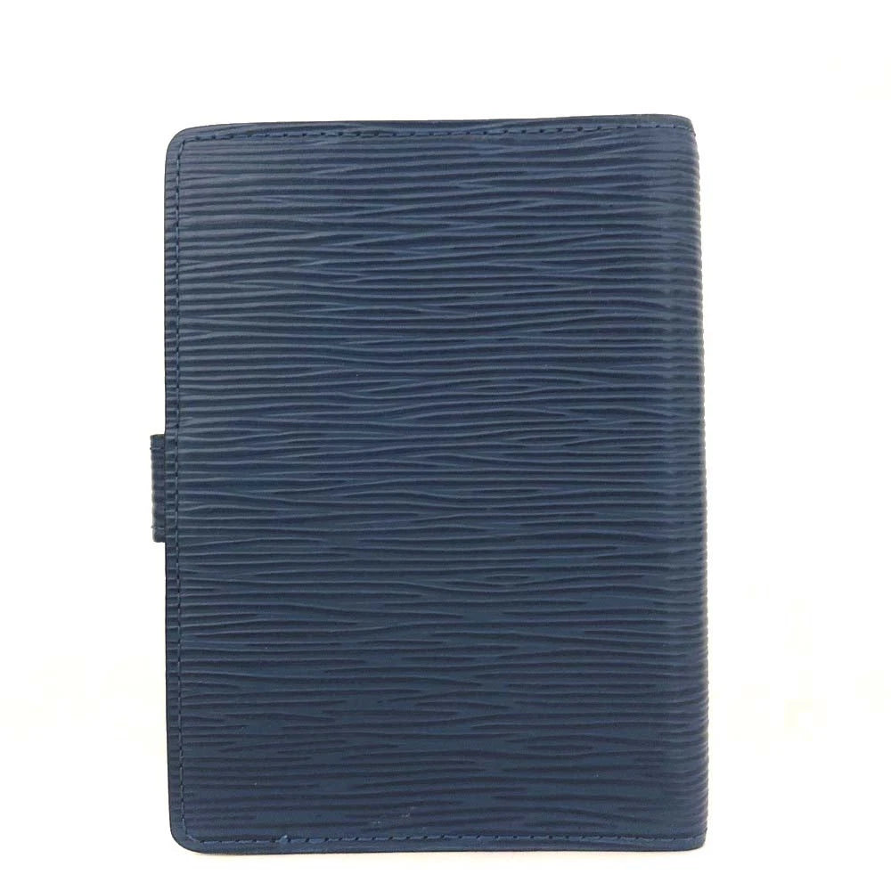 Louis Vuitton Epi Agenda PM Leather Notebook Cover Blue CA0928