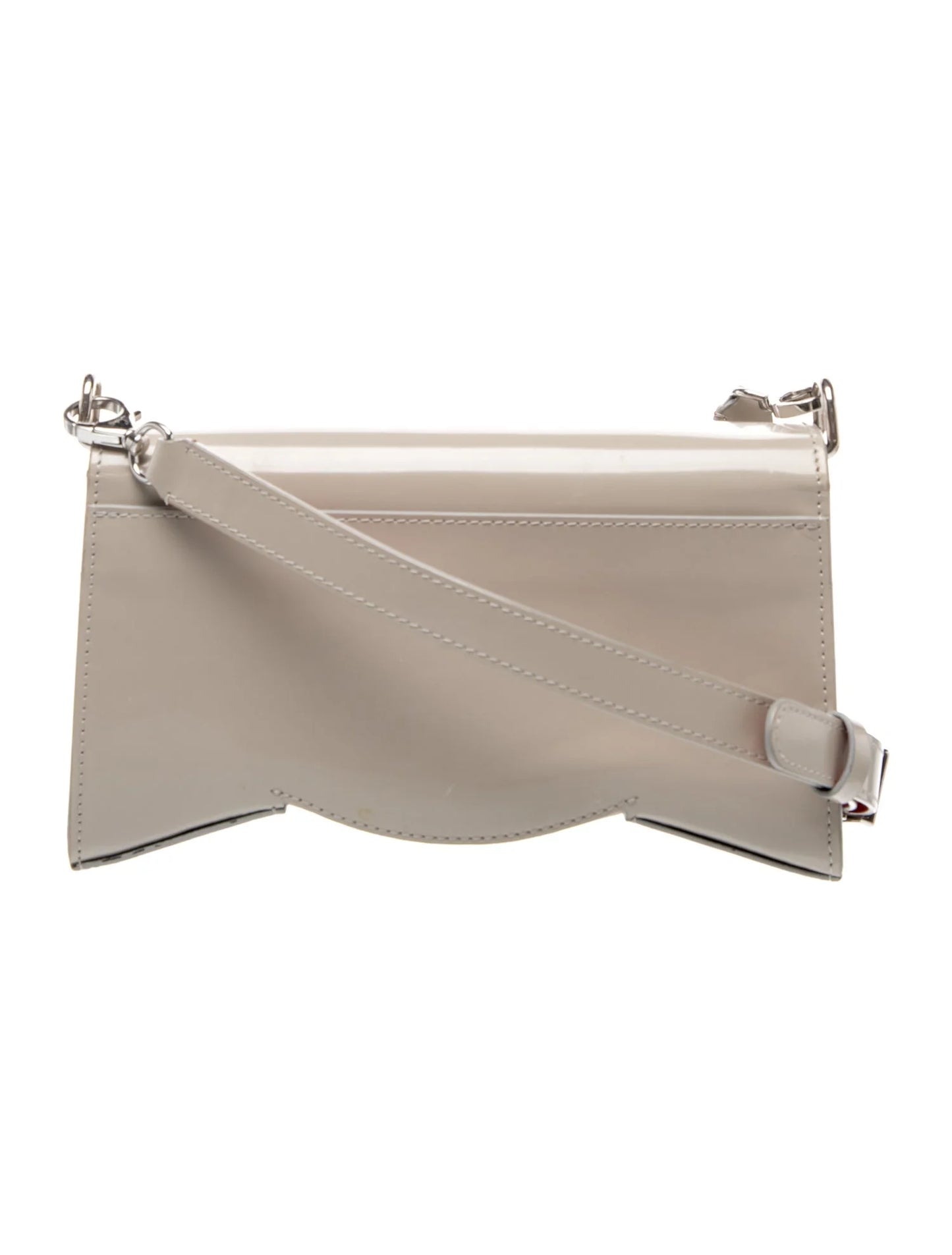 $2090 Christian Louboutin LOUBI54 CL Leather Shoulder Crossbody Bag Clutch Goose