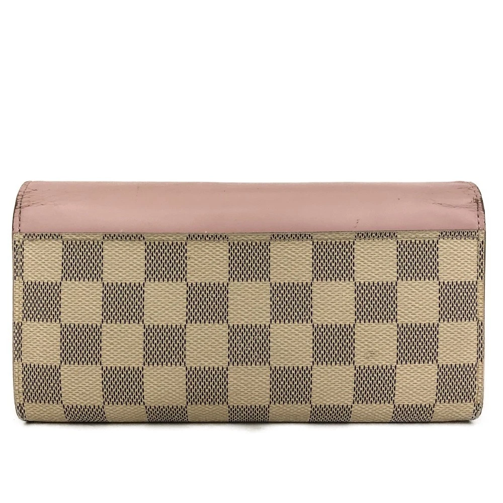 Louis Vuitton Damier Azur Portefeiulle Sarah Long Bifold Wallet MI0169