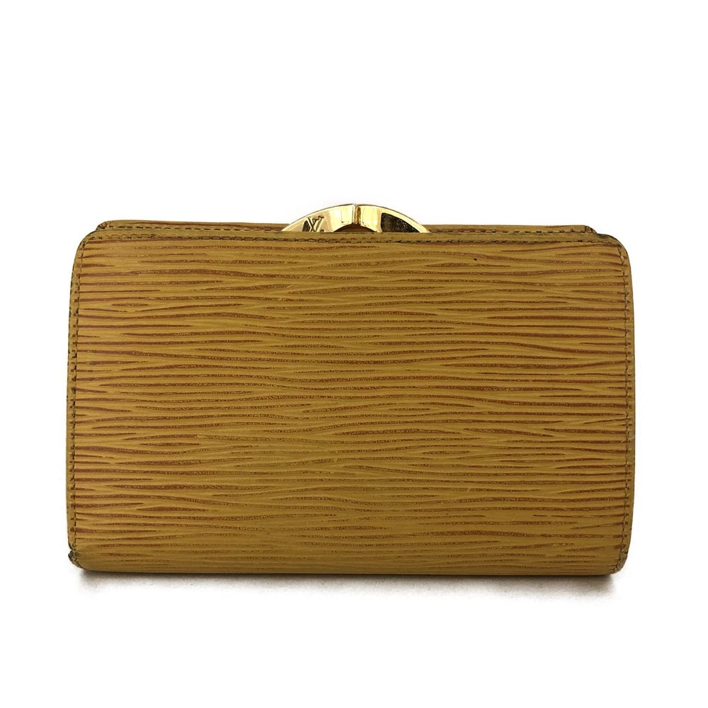 Louis Vuitton Epi Porte Monnaie Billets Viennois Leather Wallet MI1906