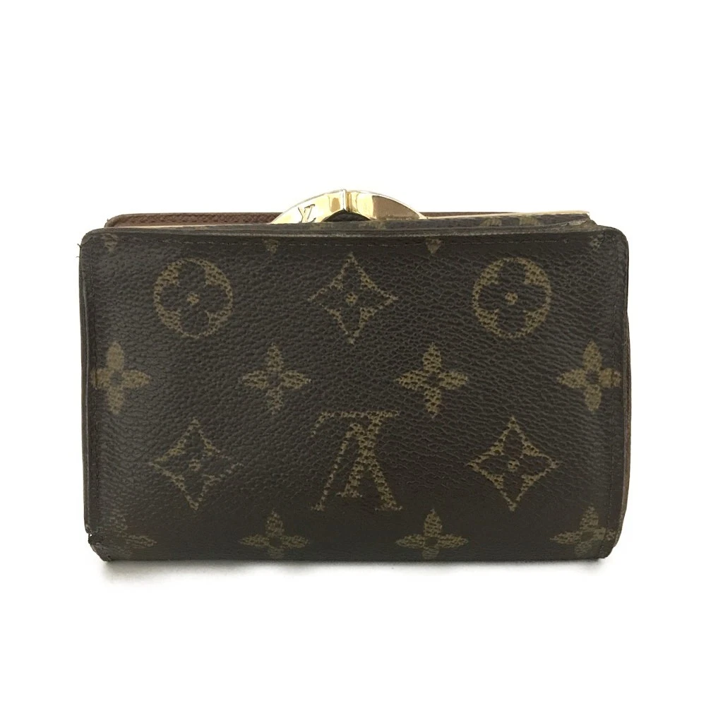 $560 Louis Vuitton Monogram Porte Monnaie Billets Viennois Bifold Wallet MI0012