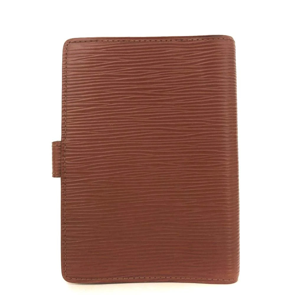 Louis Vuitton Epi Agenda PM Leather Notebook Cover Brown CA0927