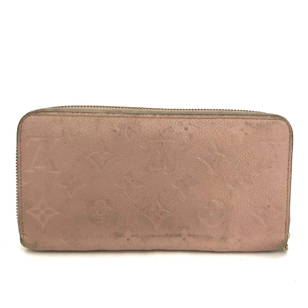 $1140 2019 Louis Vuitton Monogram Empreinte Leather Zippy Zip Around Wallet SP1149