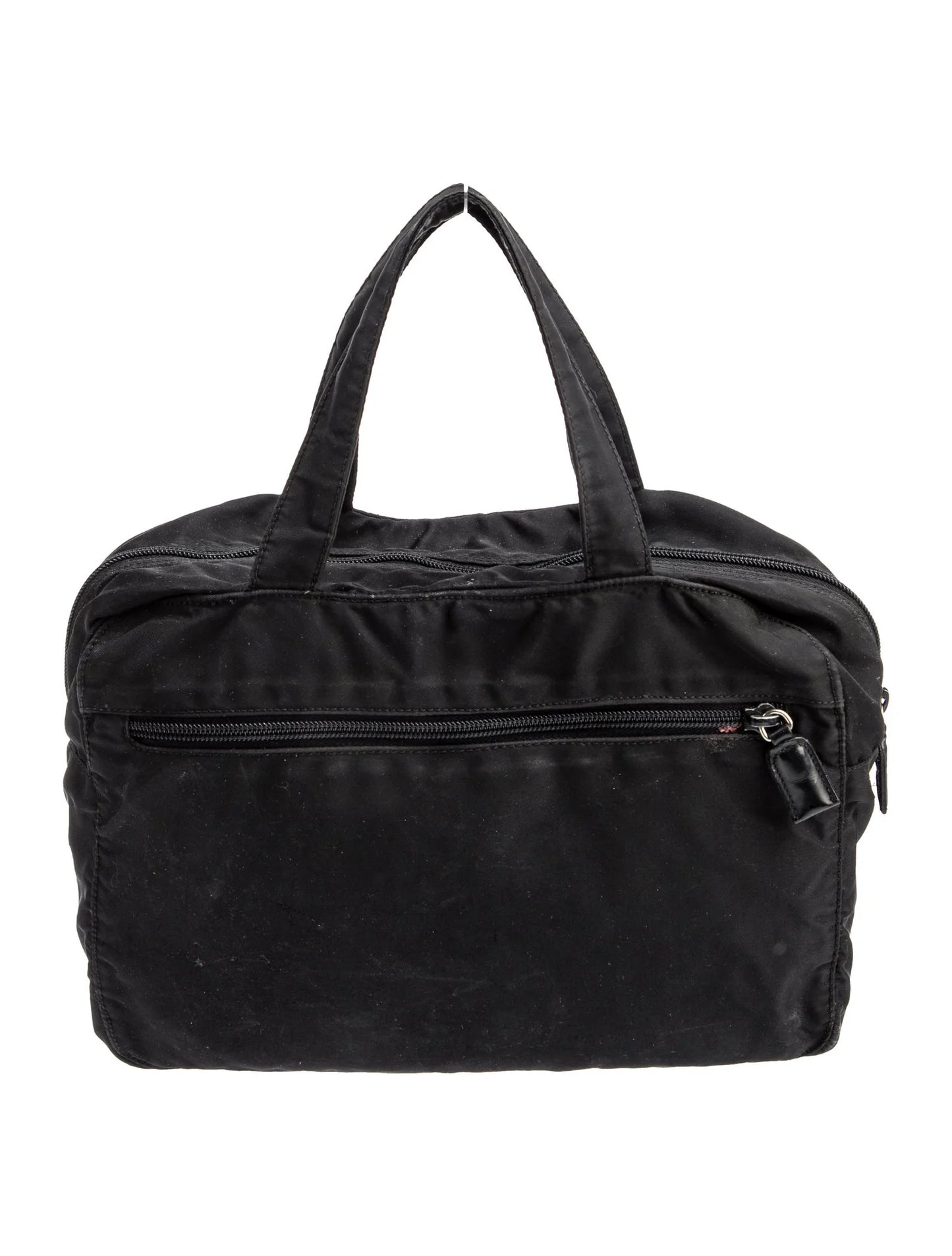 $1100 Prada Tessuto Nylon Top Handle Bag