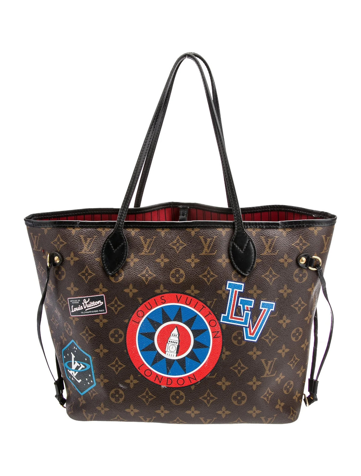 Louis Vuitton Neverfull MM World Tour with Pouch 10021140