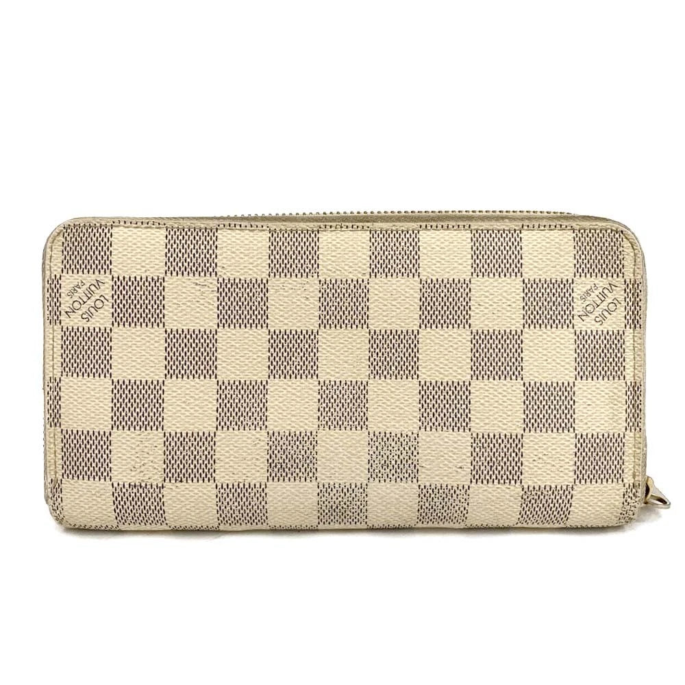 $915 2008 Louis Vuitton Damier Azur Zippy Wallet VI0088