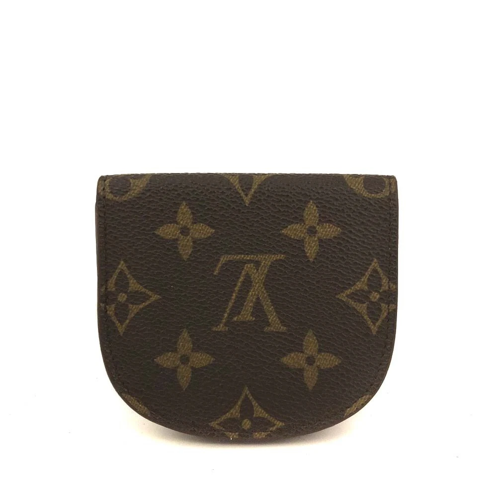 $550 2019 Louis Vuitton Monogram Porte Monnaie Gousset Coin Purse Wallet (CT0919)