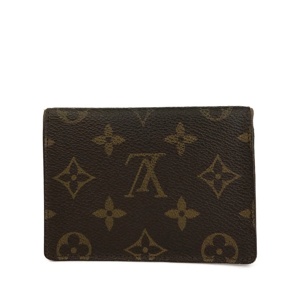 Louis Vuitton Monogram Porte 2 Cartes Vertical Pass Card Case MI8907