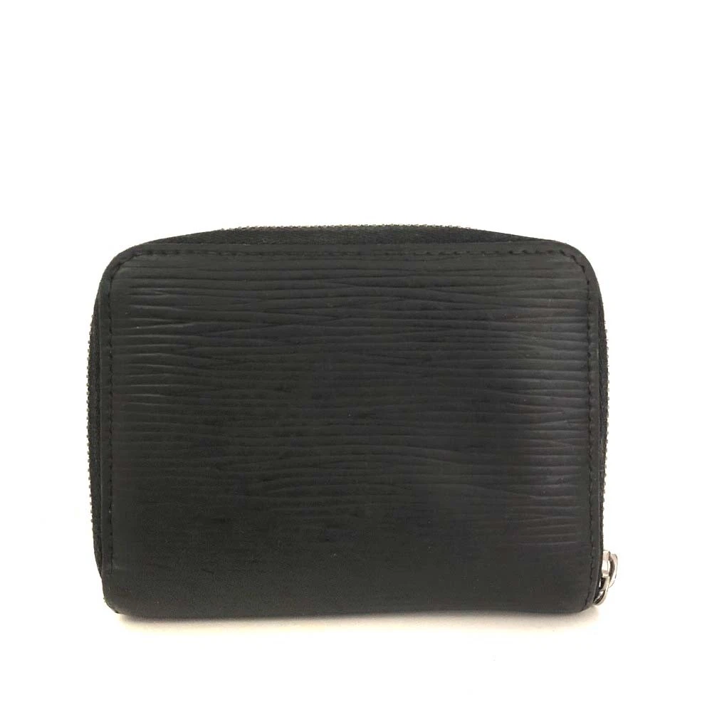 $540 2012 Louis Vuitton Epi Zippy Coin Purse Black SN2122