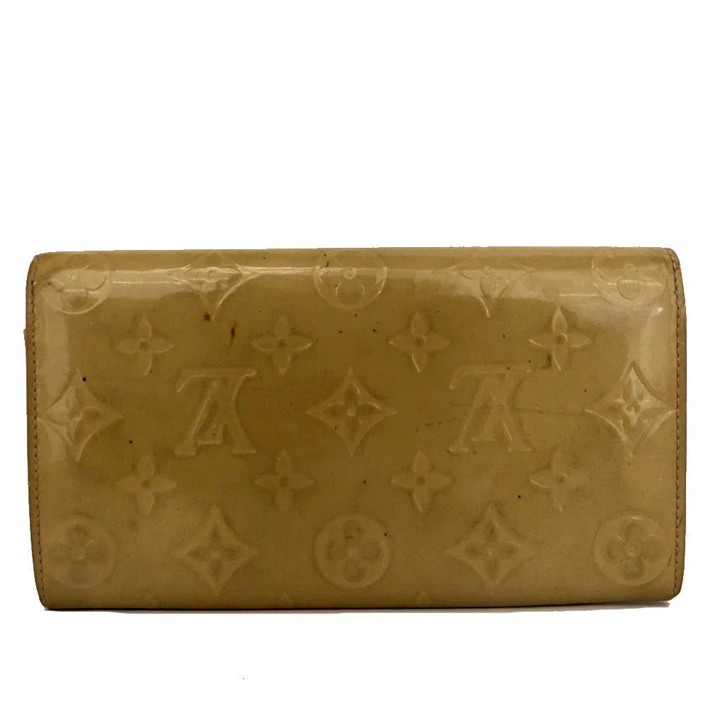 Louis Vuitton Monogram Vernis Porte Feuille Sarah Long Bifold Wallet TH0032