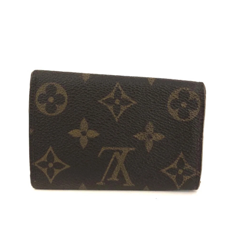 $345 1998 Louis Vuitton Monogram Multicles 6 Ring Key Case Brown TH0928