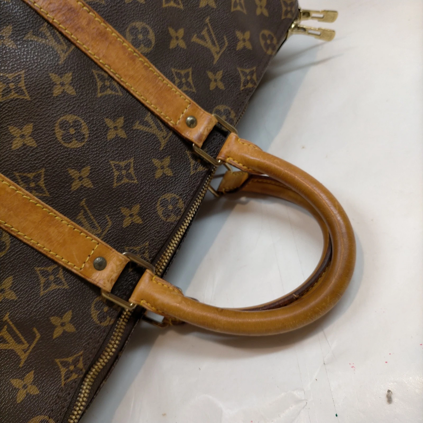 $1420 1994 Louis Vuitton Monogram Duffle Boston Bag Keepall 45 SP0964