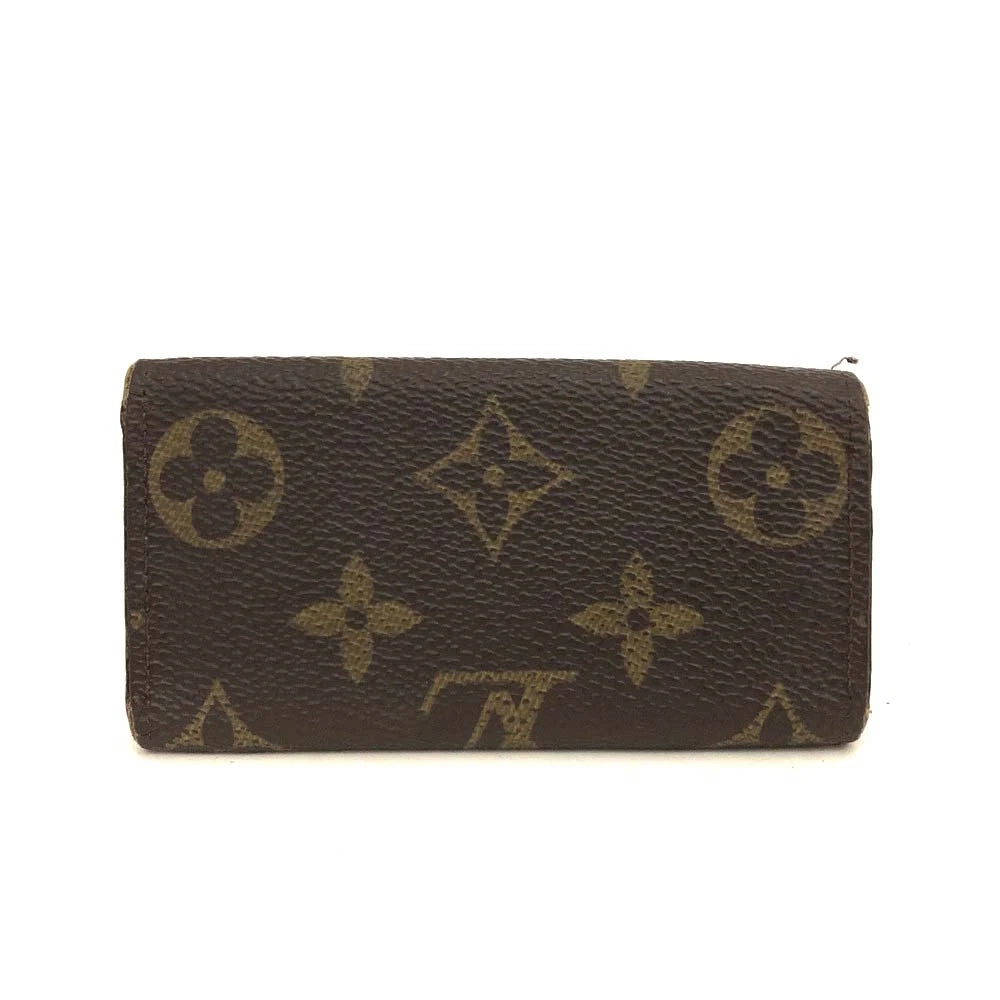 Louis Vuitton Monogram Multicles 4 Ring Key Case Brown TH0010
