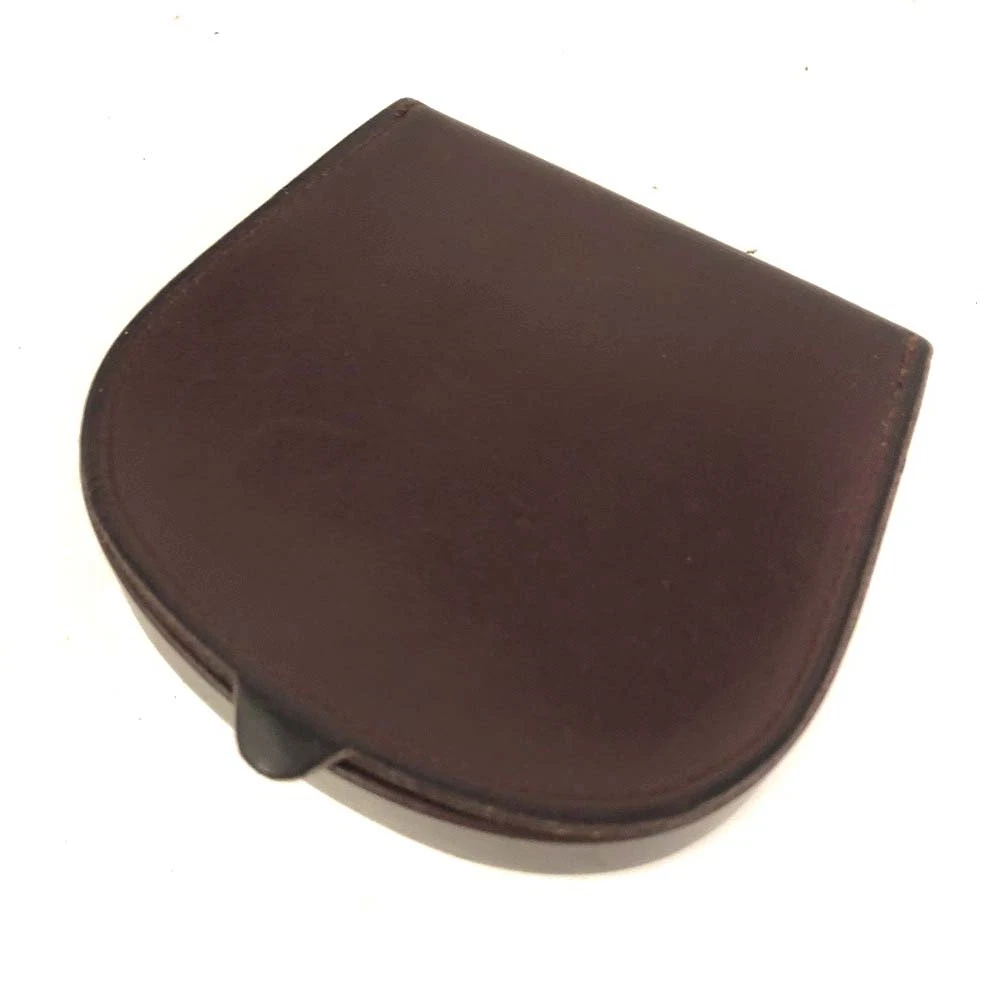 Must de Cartier Leather Coin Purse Wallet Bordeaux
