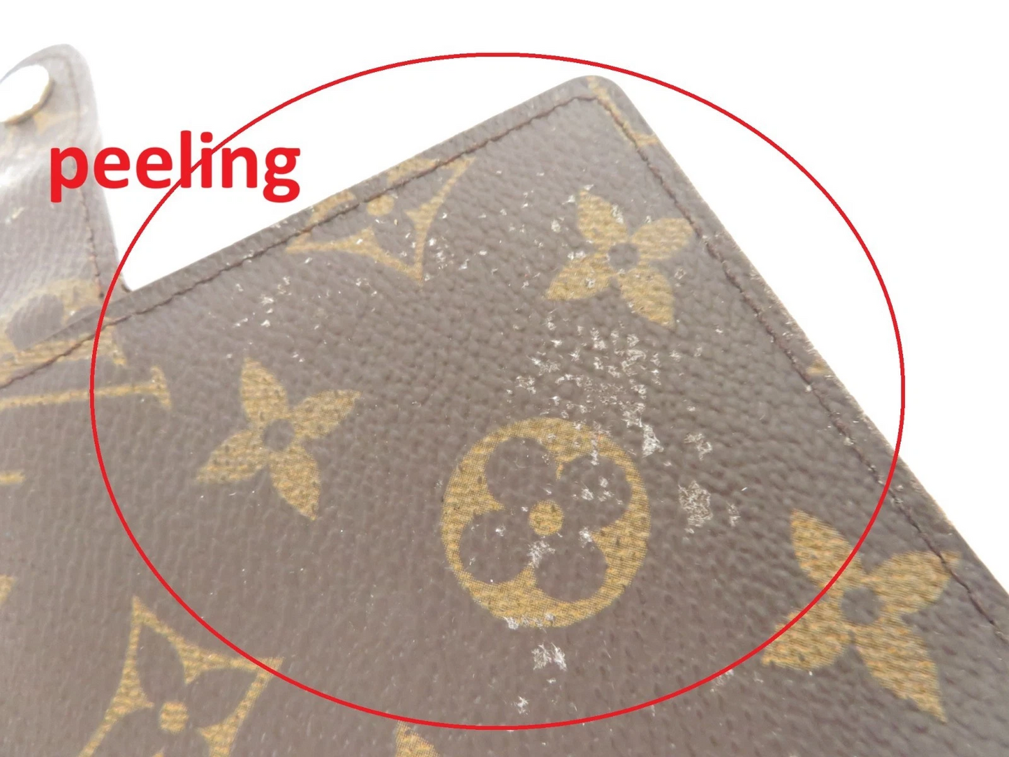 LOUIS VUITTON Monogram  Agenda PM Day Planner Notebook Cover CA0947