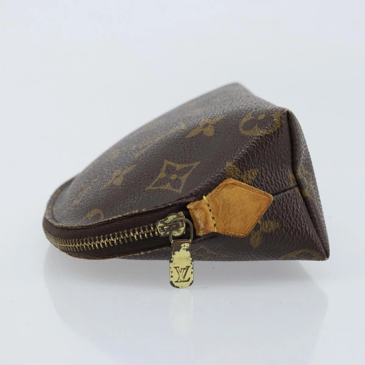 LOUIS VUITTON Monogram Pochette Cosmetic PM Pouch M43998 LV Auth BA11615