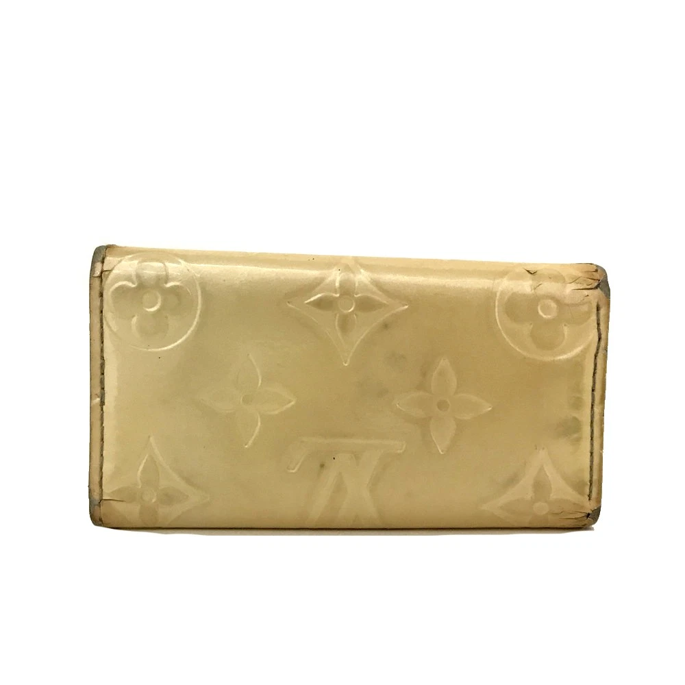 $350 2005 Louis Vuitton Monogram Vernis Leather 4 Ring Key Case CA0095